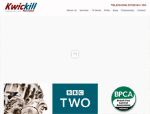 Tablet Screenshot of kwickill.com